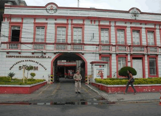 Casa do Barão de Muriaé - Hoje abriga o 5° Batalhão do Corpo de Bombeiros
